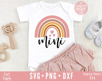 Mini de mamá svg, Mini svg, La bendición de mamá svg, Bendita mamá svg, Recién nacido svg, dxf,png descargar, Bebé SVG, Mami y Me svg, Raibow Bebé svg