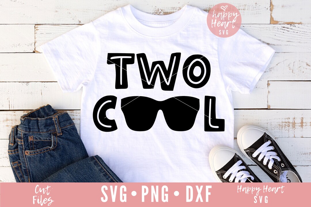 Two Cool SVG Second Birthday Svg Dxf and Png Instant - Etsy