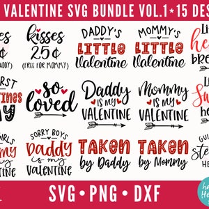 Kinderen Valentijn bundel, Valentijnsdag bundel, Valentine svg, dxf en png instant download, Valentine svg bundel, Valentine quote svg bundel