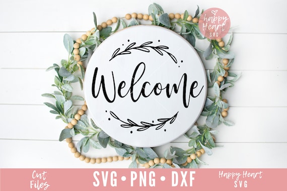 Download Free Welcome Svg Welcome To Our Home Svg Dxf And Png Instant Etsy SVG Cut Files