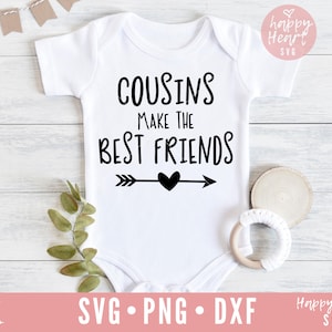 Cousins hacen los mejores amigos svg, Cousin Crew SVG, Cousin svg, dxf y png descarga instantánea, mejores amigos SVG, Primo cita svg, La tripulación