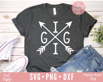 Gigi svg, Błogosławiona Gigi SVG, dxf, png natychmiastowe pobieranie, Błogosławiona Babcia SVG, Babcia svg, Dziadkowie svg, Awansowany do Gigi svg, Gigi svg