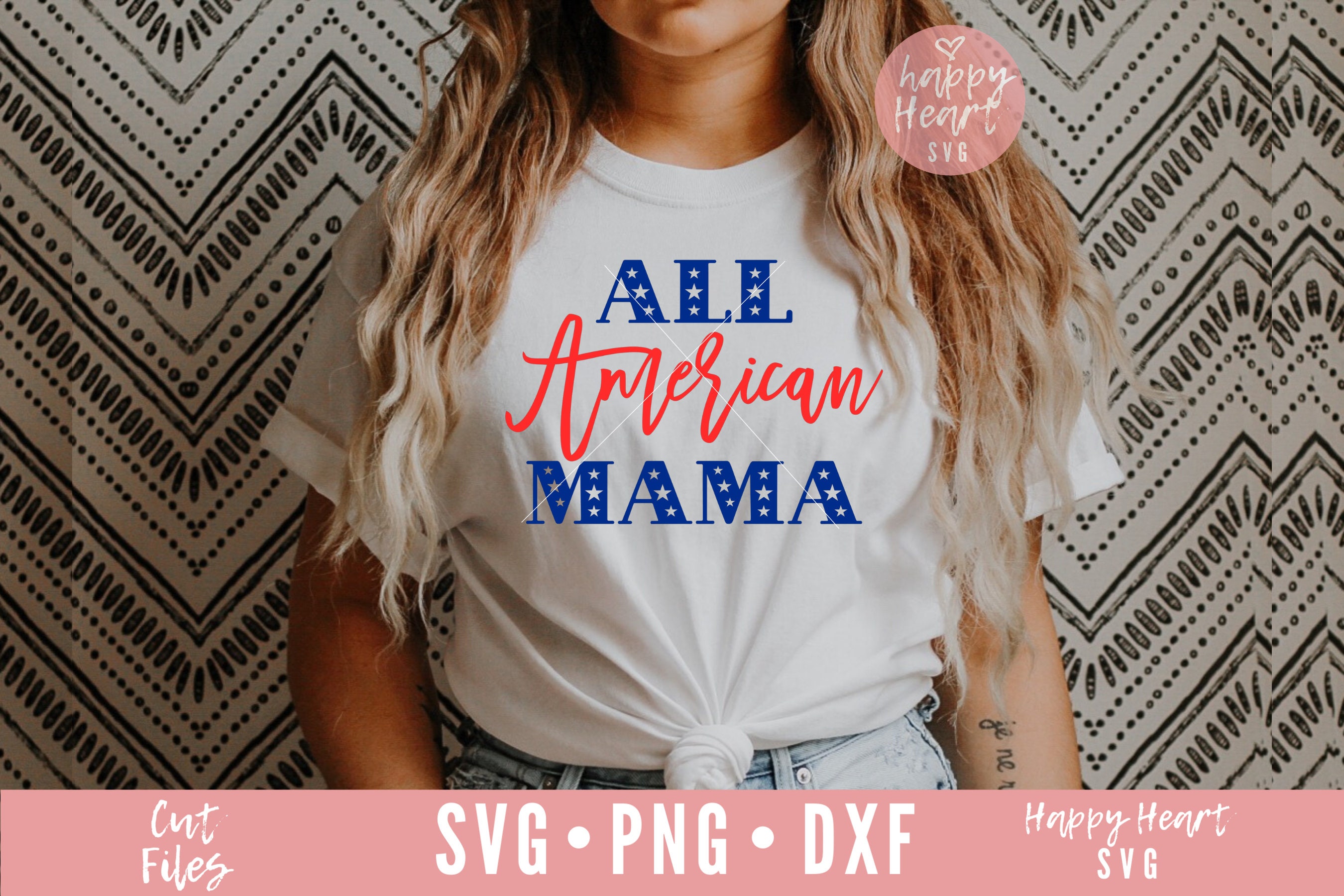 Todas las mamas americanas svg 4 de julio SVG Patriotic svg Etsy