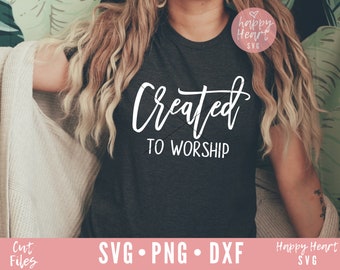 礼拝するために作られた svg、礼拝するために作られた svg、私もそうする svg、キリスト教 svg、聖書 SVG、聖書の一節 svg、dxf および png の即時ダウンロード