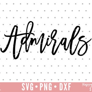 Admirals Svg, Hockey Svg, Admirals Team Svg, Game Day SVG, Sports Svg ...