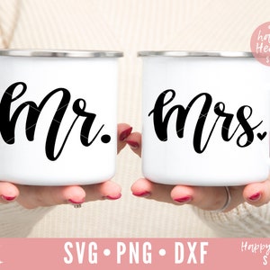 Mr and Mrs SVG, Just Married svg, Wedding SVG, Bride Groom svg, dxf, png instant download, Married SVG, Wifey Hubby svg, Bridal Shower svg