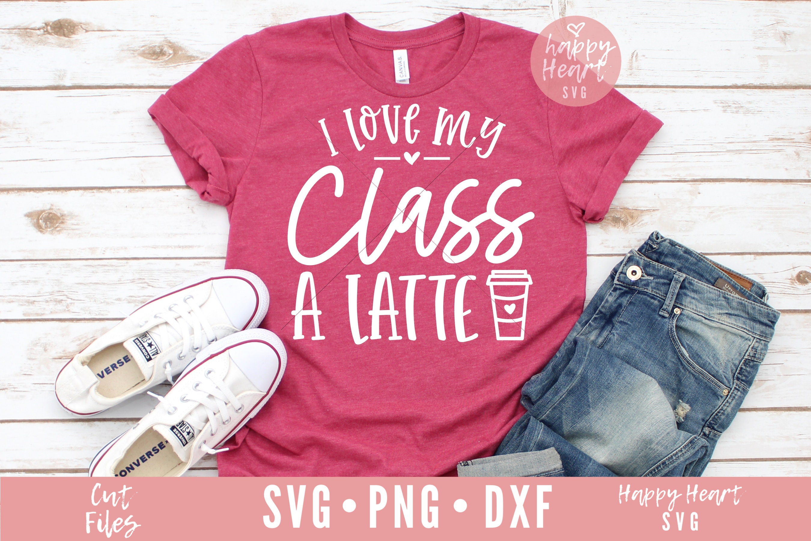 Download I Love My Class A Latte SVG Teacher svg Teacher Valentine | Etsy