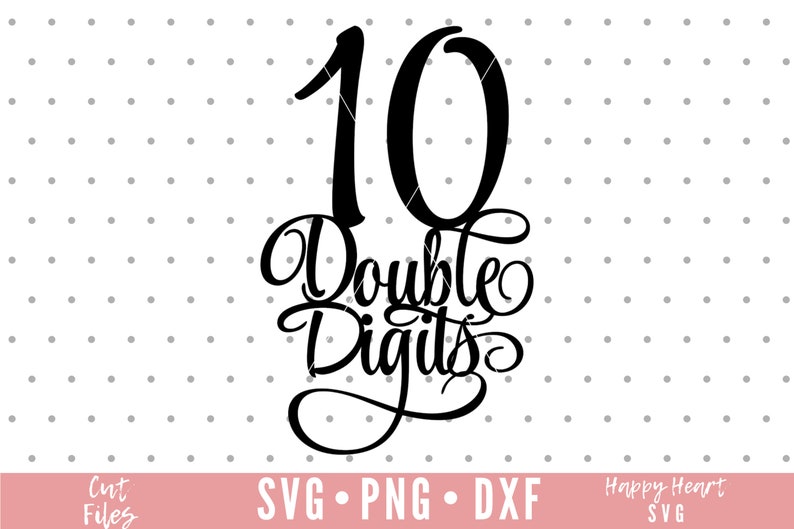Double Digits Cake Topper SVG Cake Topper Svg Double Digits Etsy Finland Double digits cake topper svg cake topper svg double digits etsy finland