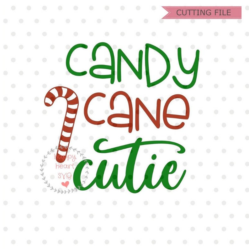 Download Candy Cane Cutie svg Christmas cutie svg Santa's Helper | Etsy