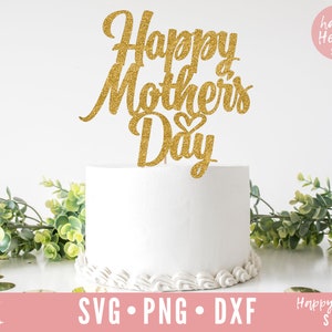 Moederdag Cake Topper svg, Happy Mother's Day Cake Topper svg, Cake Topper svg, Moederdag svg, dxf, png instant download, Moederdag