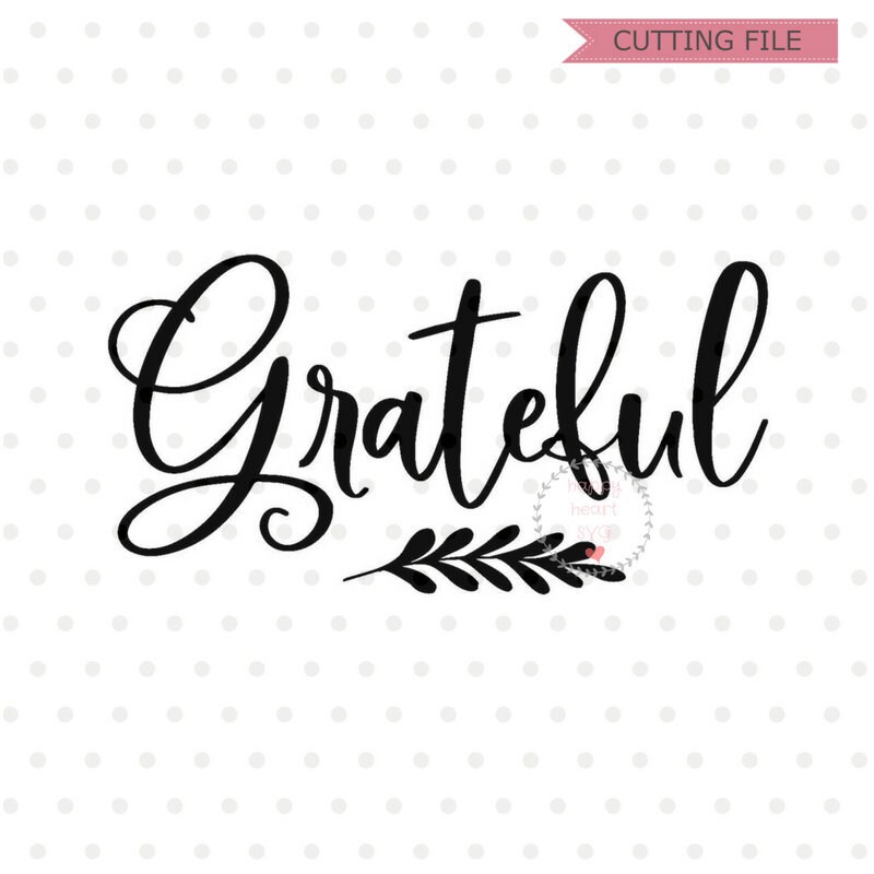 Download Grateful SVG Thankful svg Blessed svg dxf and png instant ...