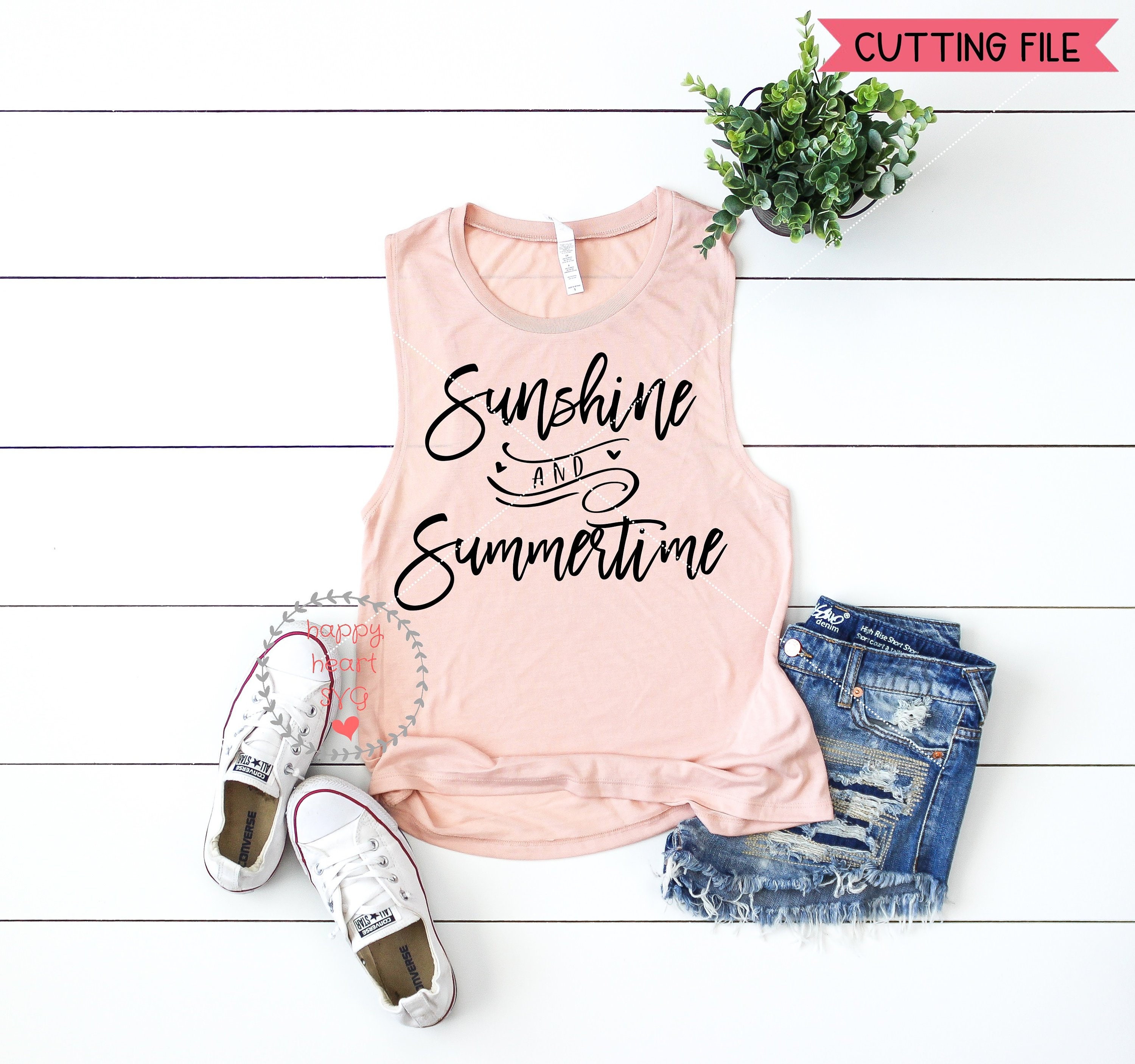 Download Sunshine And Summertime Svg Summer Svg Dxf And Png Instant Etsy