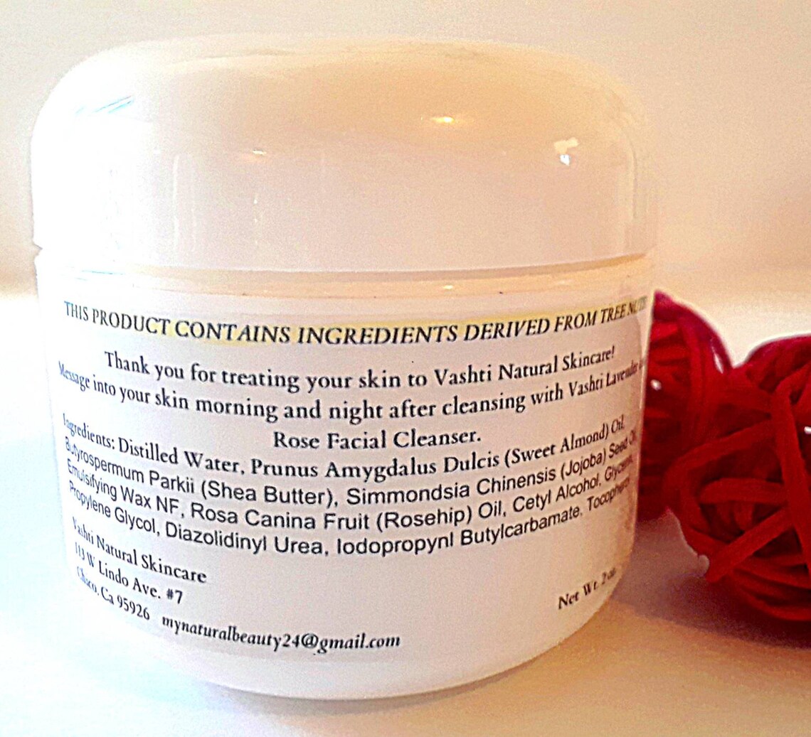 Intense Hydrating Face Cream without greasiness. Made for Etsy