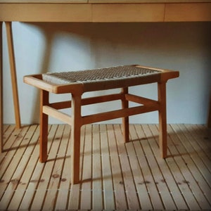 Wicker chair W72×D35×H46cm