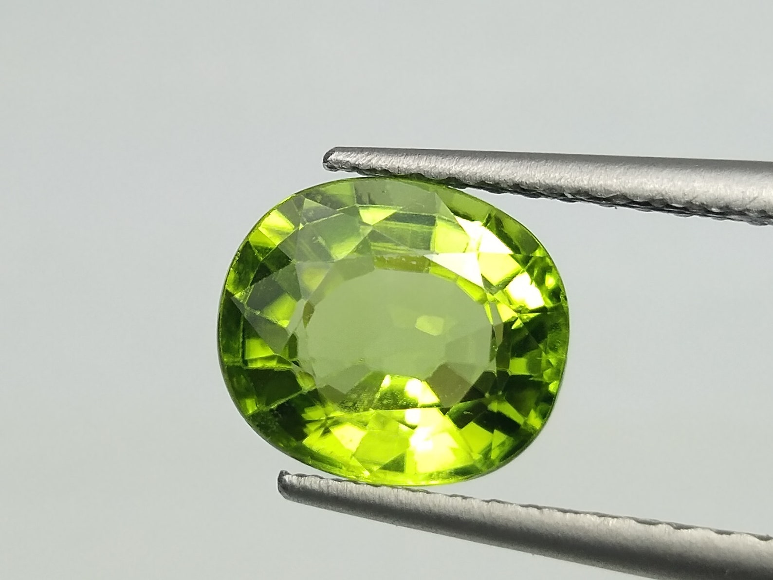 2.0 Carat,natural Peridot , Gemstones for Jewelry, Oval Shape - Etsy