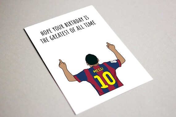 Hoping Your Birthday Is The G.O.A.T Card Hoping Your Birthday Is The G.O.A.T Card