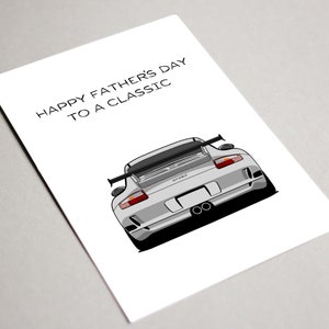 Porsche 911 druckbare Karte, alles Gute zum Vatertag zu einem Klassiker, Porsche-Karte, 911 ST3RS, Porsche-Geburtstagskarte, Auto-Liebhaberkarte, Vatertagsauto