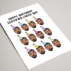 Cumpleañero certificado - Tarjeta de cumpleaños imprimible para novio - Tarjeta de cumpleaños de Hip Hop - Tarjeta de cumpleaños del niño amante, Tarjeta de descarga instantánea