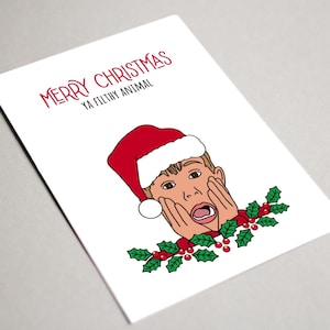 Merry Christmas Ya Filthy Animal Card, Printable Card, Kevin Mccallister Card, Home Alone Christmas Card, Funny Cute Christmas Card