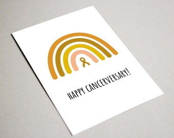 Happy Cancerversary Printable Card, Cancer Free Card, You Beat Cancer Card, Cancer Survivor , Cancer anniversary Card, Cancer Card