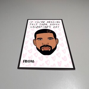 Druckbare Drake Valentinstagskarte, wenn Sie dies lesen, dann alles Gute zum Valentinstag, Valentinstagskarte für Kinder zum Ausschneiden DIY druckbare