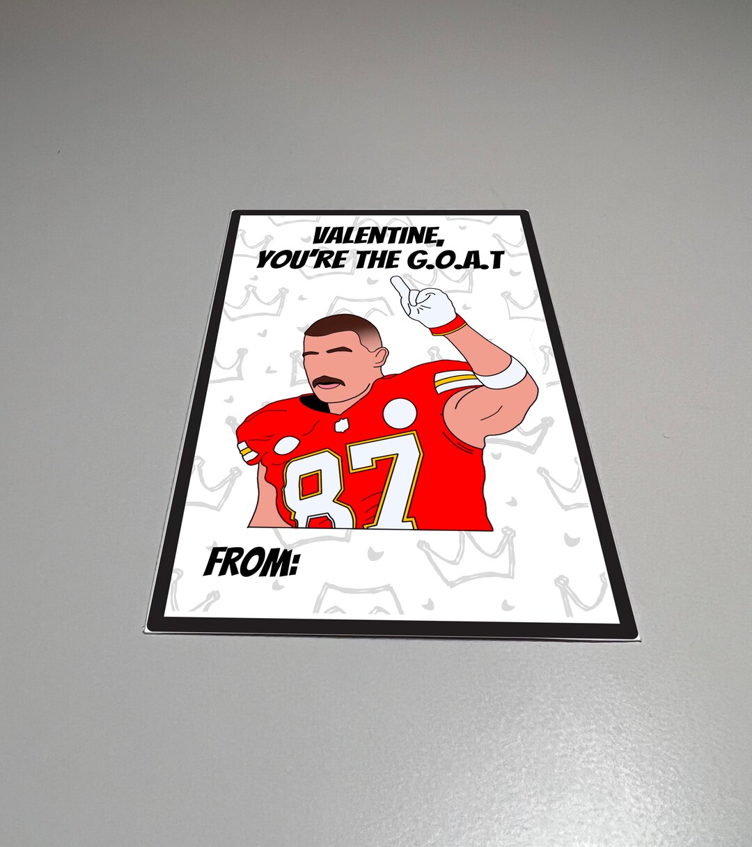 Travis Kelce Valentines Day, Printable Card, Valentine You’re the