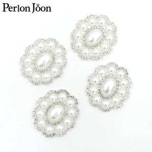 HOT FIX parel 4-20pcs bloem ovale applique Hotfix Strass tas badge patch diamante ijzer op trouwjurk bruidsjurk dans jas ijzer op