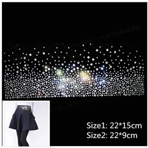 Hotfix Rhinestone Trim diamante iron on crystal sparkle sparkling banding shimmer Applique dance costume skirt jacket dress clothes making