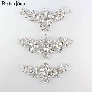 Hair decoration neckline waistline bridal belt APPLIQUE rhinestone sash wedding dress bridal gown trim jewel piece garment Embellishment
