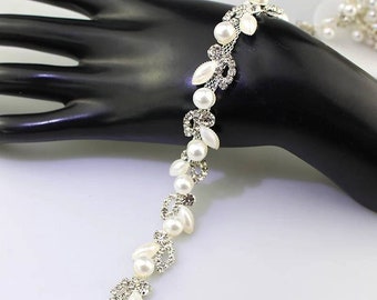 2 Appliques Strass Et Perles à Coudre - Pour Vêtements, Chaussures, Sacs - Décorations Brillantes