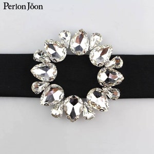 Cintura con fibbia porta tovaglioli girovita con strass FACCIA da sposa argento TRIM Abito da sposa Gioielleria sposa chiusura classica APPLIQUE Abito di lusso