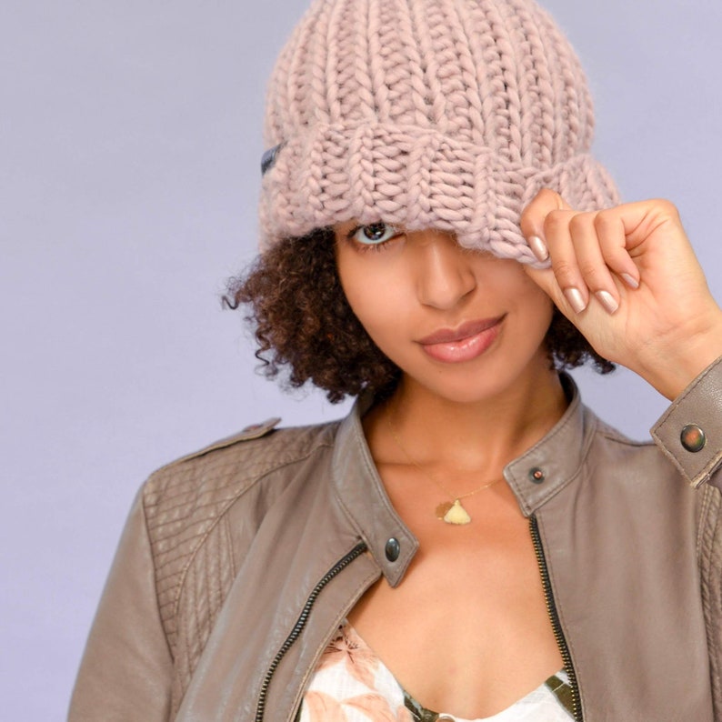 Wool Beanie Pink