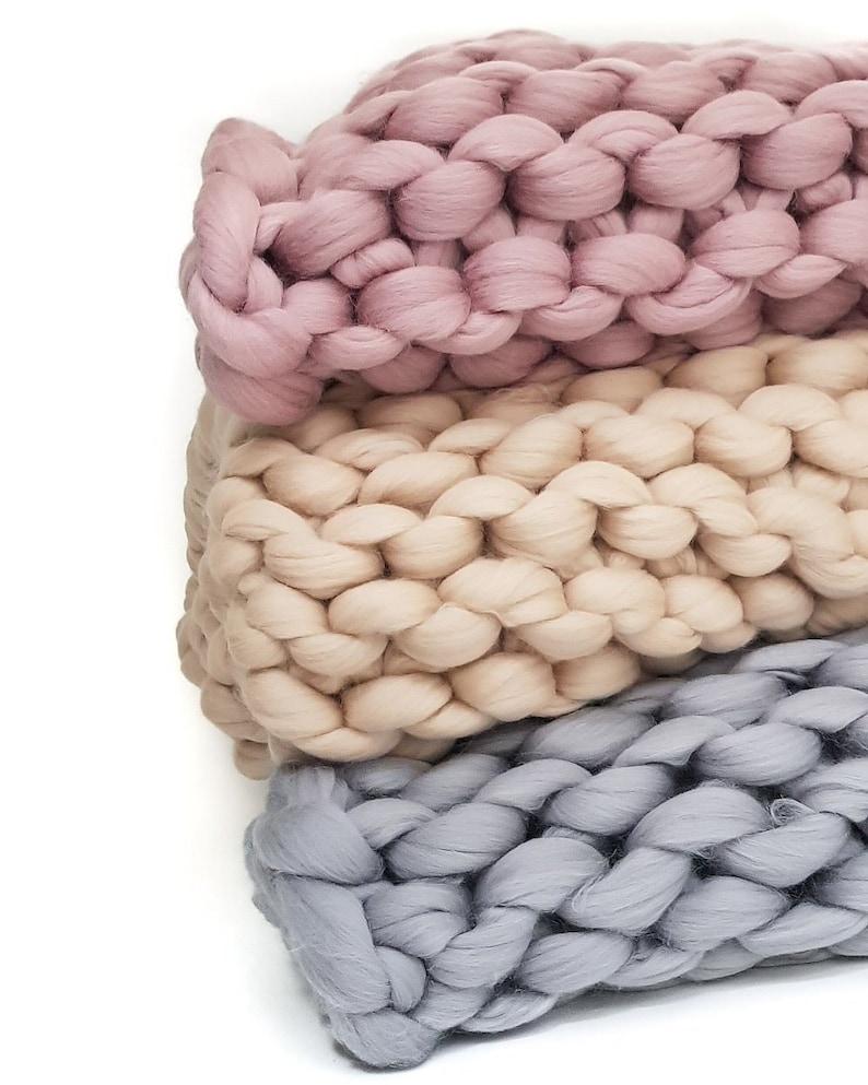 dusty pink chunky yarn