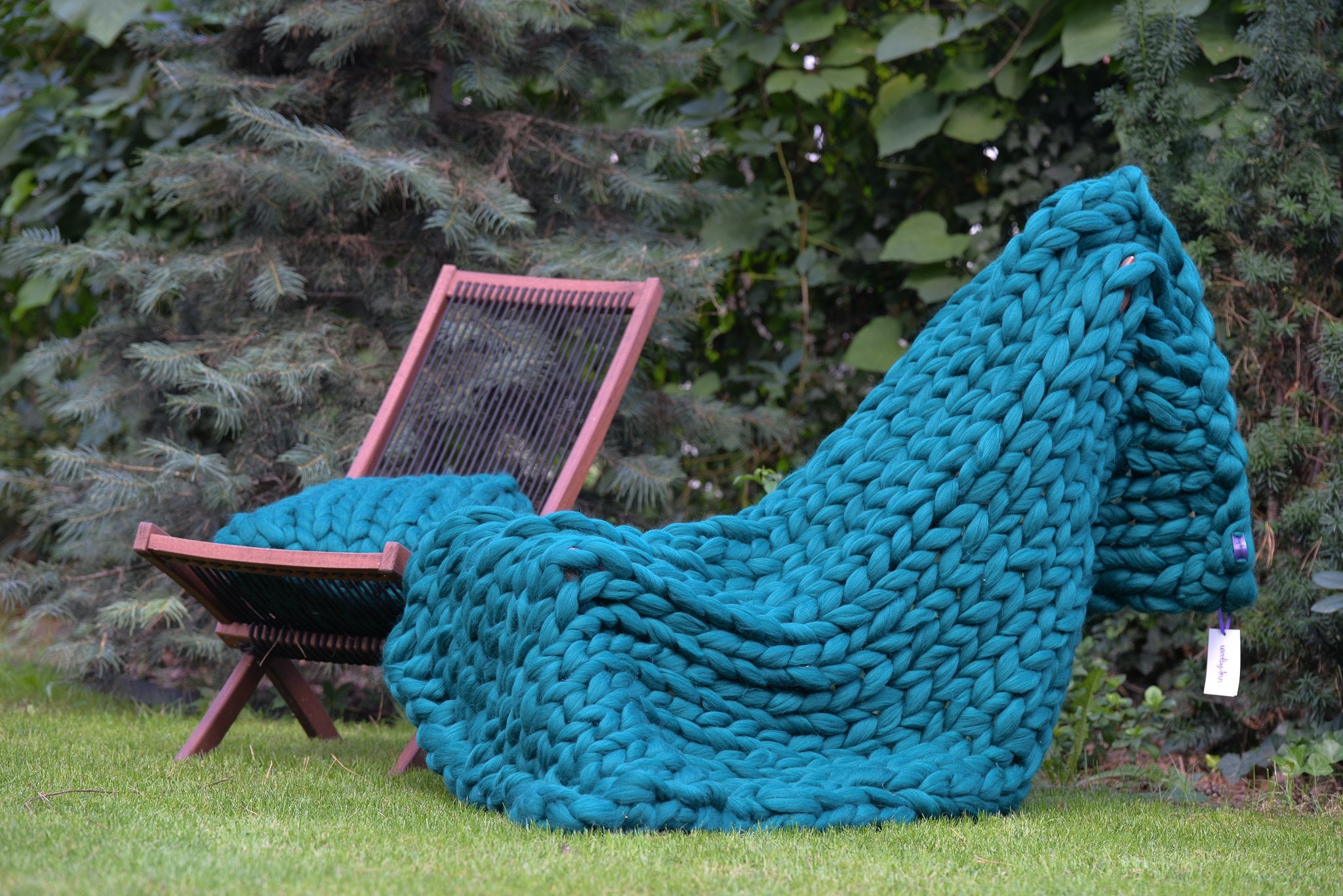 Emerald Green Knit Blanket, Green Blanket, Emerald Green Merino Wool