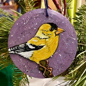 Goldfinch Sun Catcher