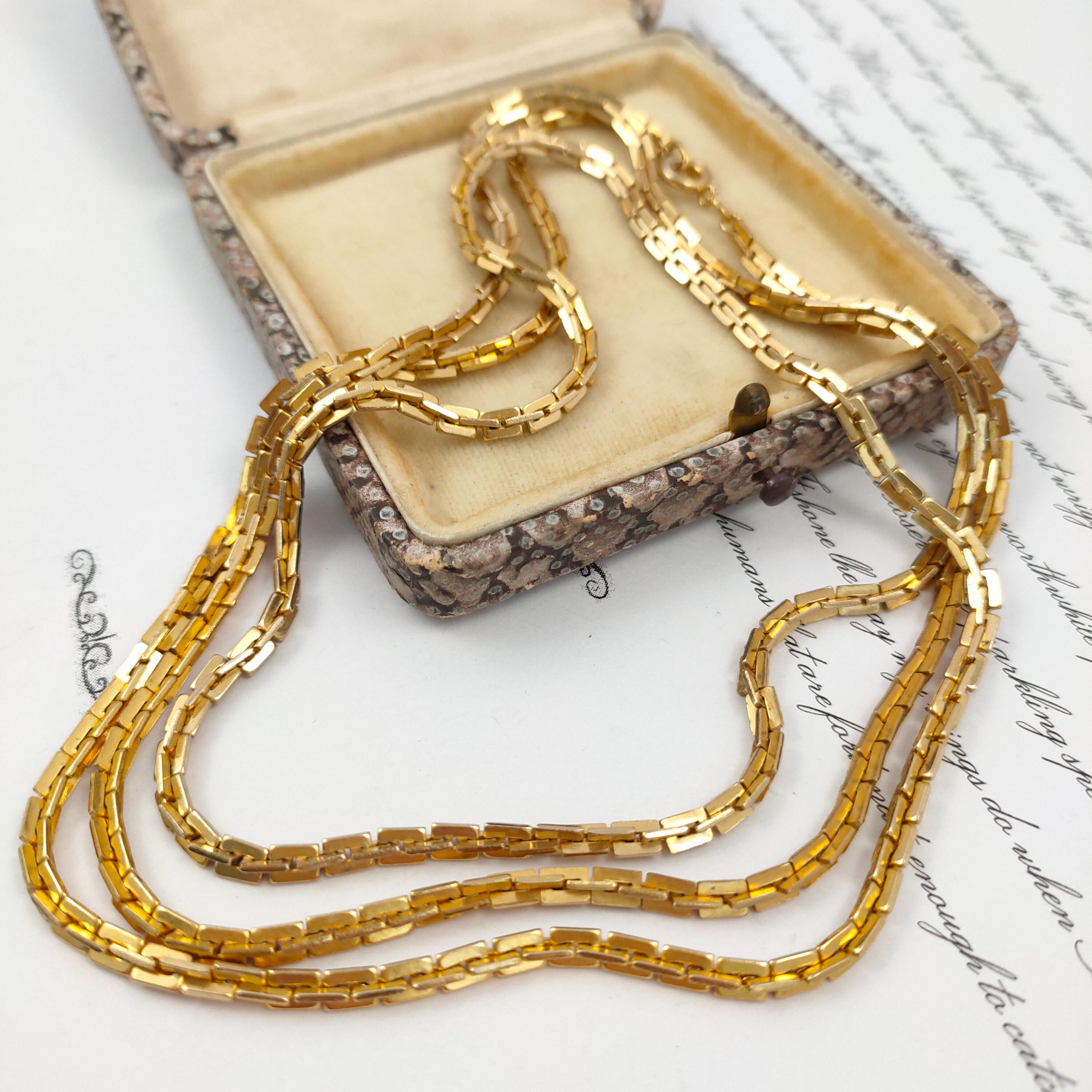 Vintage Givenchy Gold Necklace - Etsy Canada