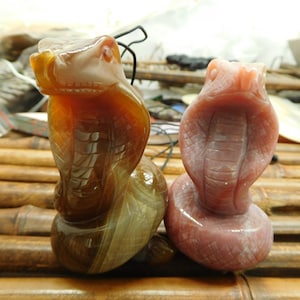 Black Friday Sale. Carve Fancy Agate Snake Pendant. Carving Snake Bead. Animal Craft. Snake Pendant Premium Gift. Animal Pendant (C1297)