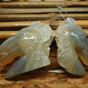 Carved Horse Pendant. Crystal Geode Agate Horse. Gemstone Craft. Animal Carving. Animal Bead. Horse Necklace . Thanksgiving Day Gift (C1301)