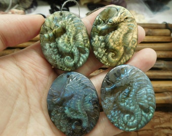 carve seahorse. crystal carving animal. labradorite seahorse. christmas day. gemstone carving. crystal seahorse. handmade gift (C1386)