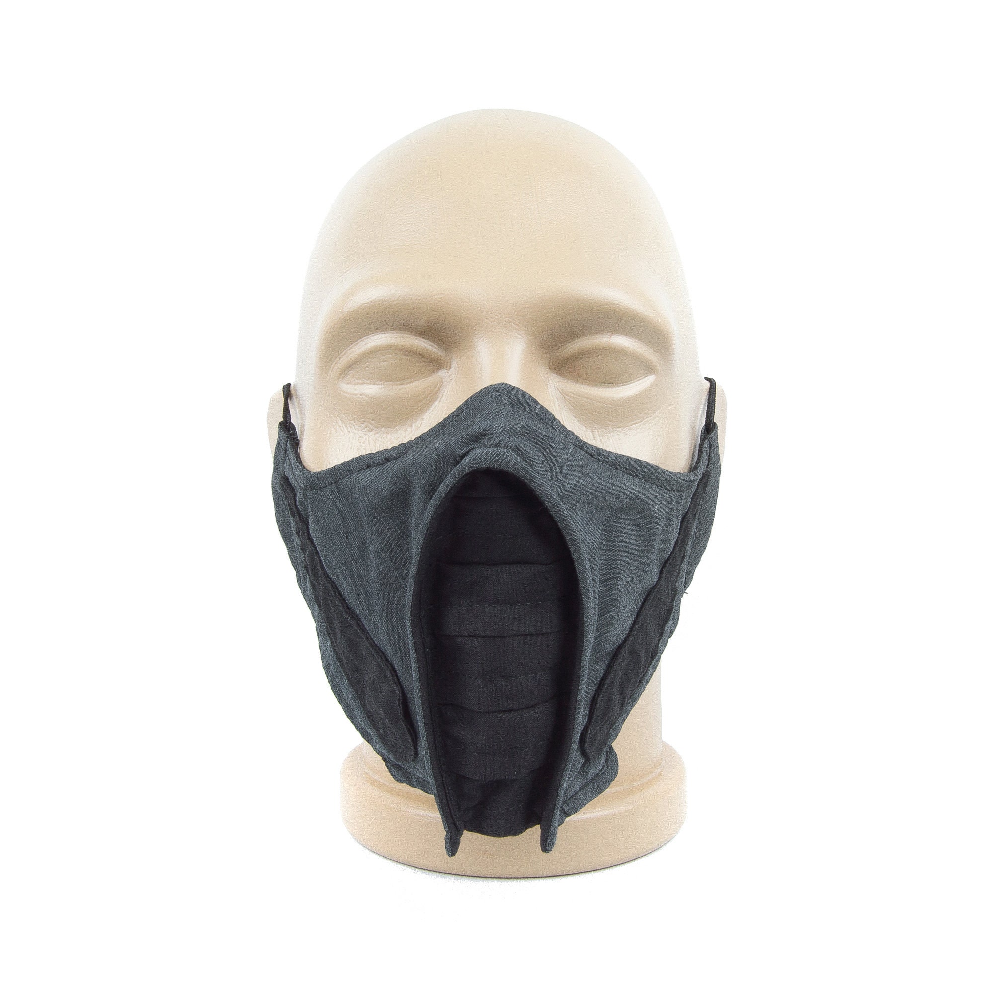  Karc Noob Saibot Mask MK 11 Cosplay Costume Prop for Men :  Clothing, Shoes & Jewelry