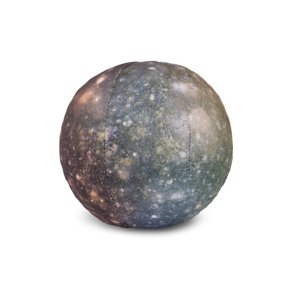 Callisto - Moon of Jupiter - Educational Toy for Kids and Toddlers 3D Mapped and High Quality Printed Stuffed Ball
