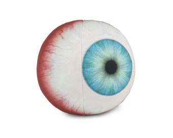 Eyeball, Blue eye - Halloween decoration, Anti Stress, Collectible Toy, 3D Mapped and High Quality Printed Stuffed Ball