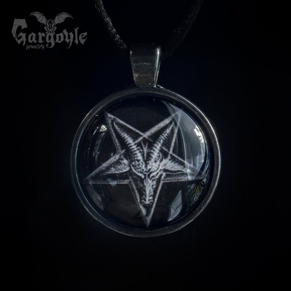goat pentagram necklace