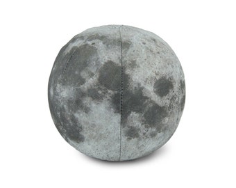 The Moon - Educational Toy for Kids and Toddlers 3D Mapped and High Quality Printed Stuffed Ball