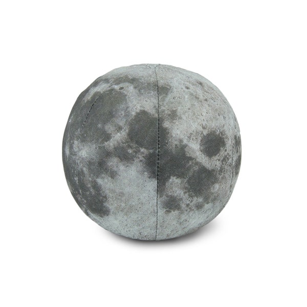 The Moon - Educational Toy for Kids and Toddlers 3D Mapped and High Quality Printed Stuffed Ball