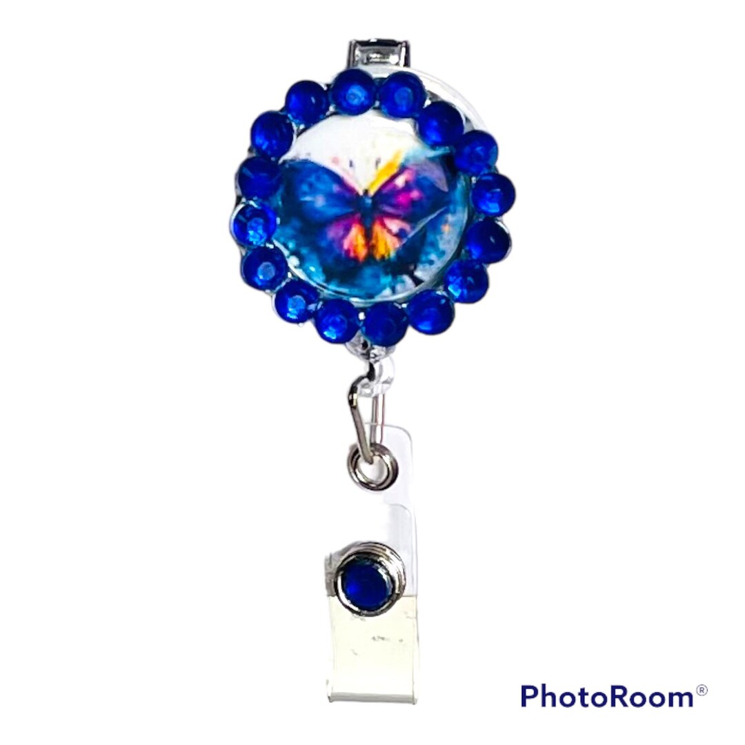 Butterfly Badge Reels. Name Tag Holders. They Retract, Rotate and Have