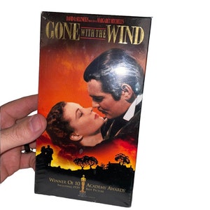True Vintage Gone With The Wind MGM Studios Release Sealed Two Tape VHS Set