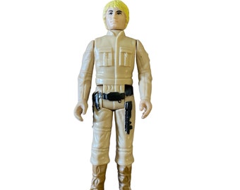 Price Reduced! Vintage 1980 Kenner Luke Skywalker and  Star Wars Toy Lot Inluding 2002-04 R2D2, Emperor Palpatine, Boba Fet and Chewbacca