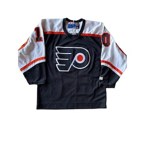 Vintage NHL Philadelphia Flyers CCM Canada Made M #10 Embroidered Hockey Jersey