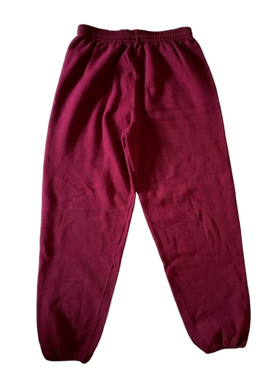 Jerzees VTG USA Made Red Medium Jogger Sweats Dra… - image 1